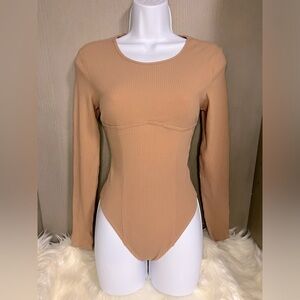 SHEIN nude/tan body suit